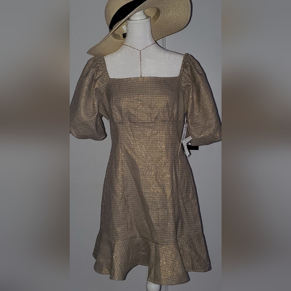 Aqua- Cream mini dress - Picture 3 of 8